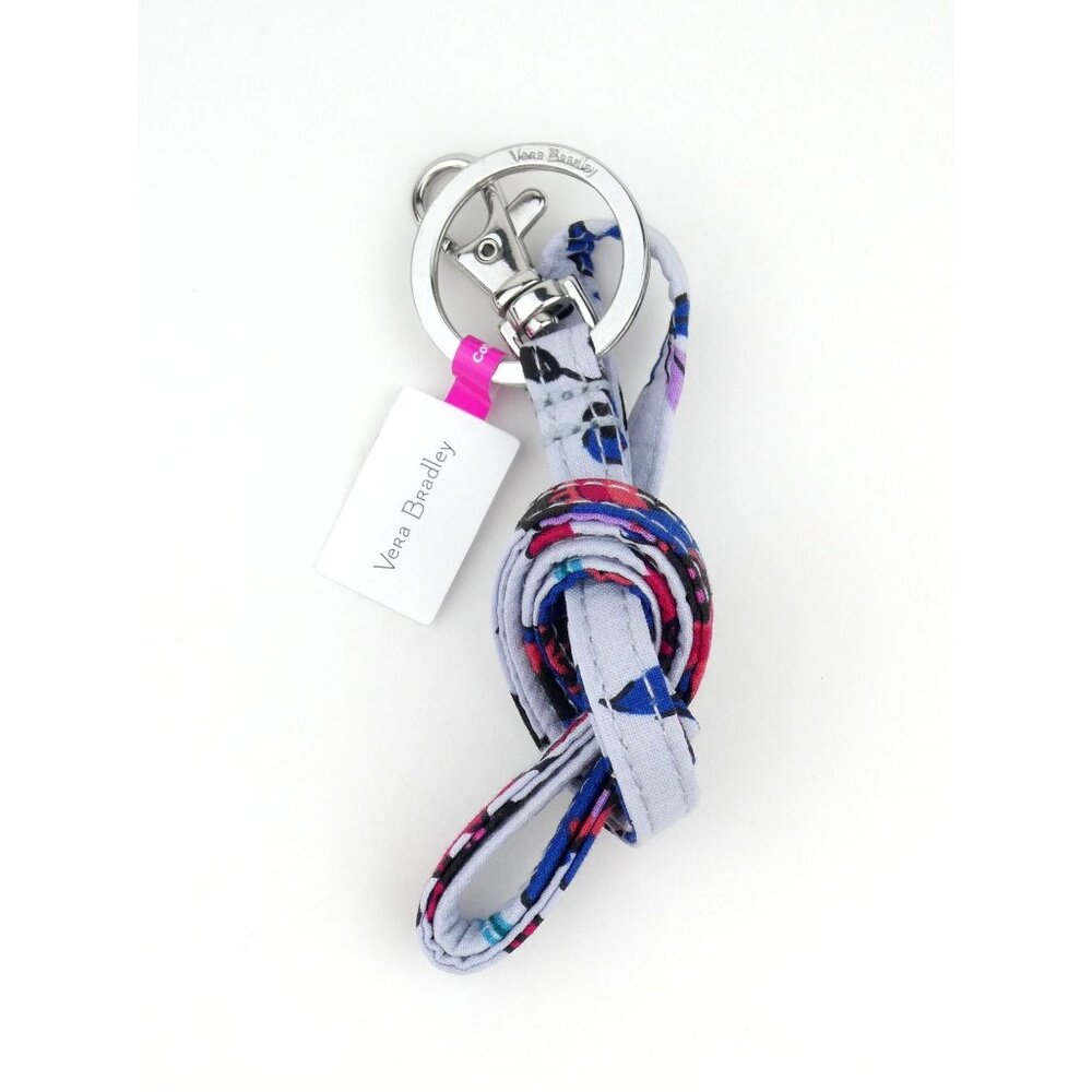 Vera Bradley Vineyard Floral Cotton Lanyard NWT